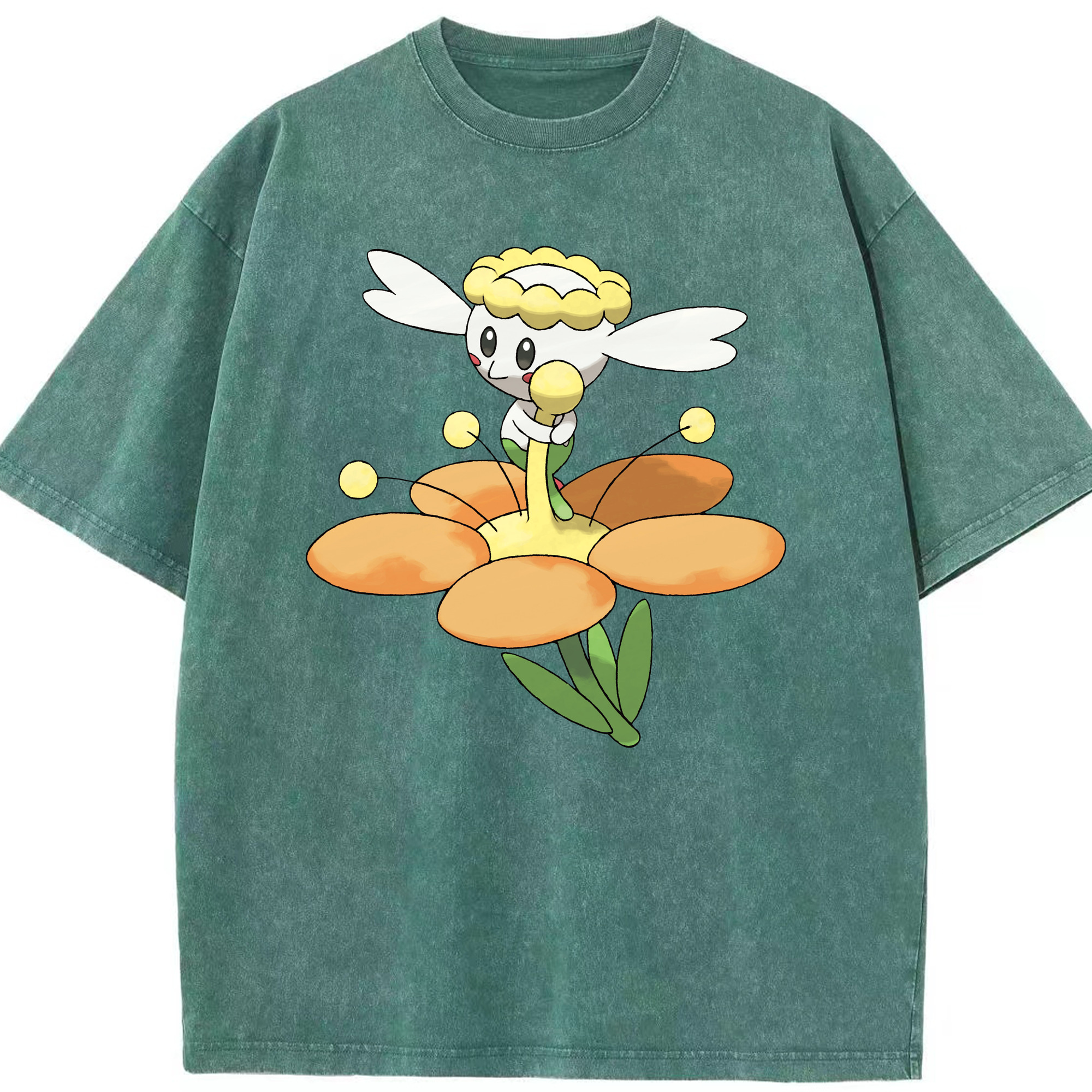（画像用） ポケットモンスター Pokémon 綿100% ヴィンテージ風 半袖Tシャツ（フロントプリント）